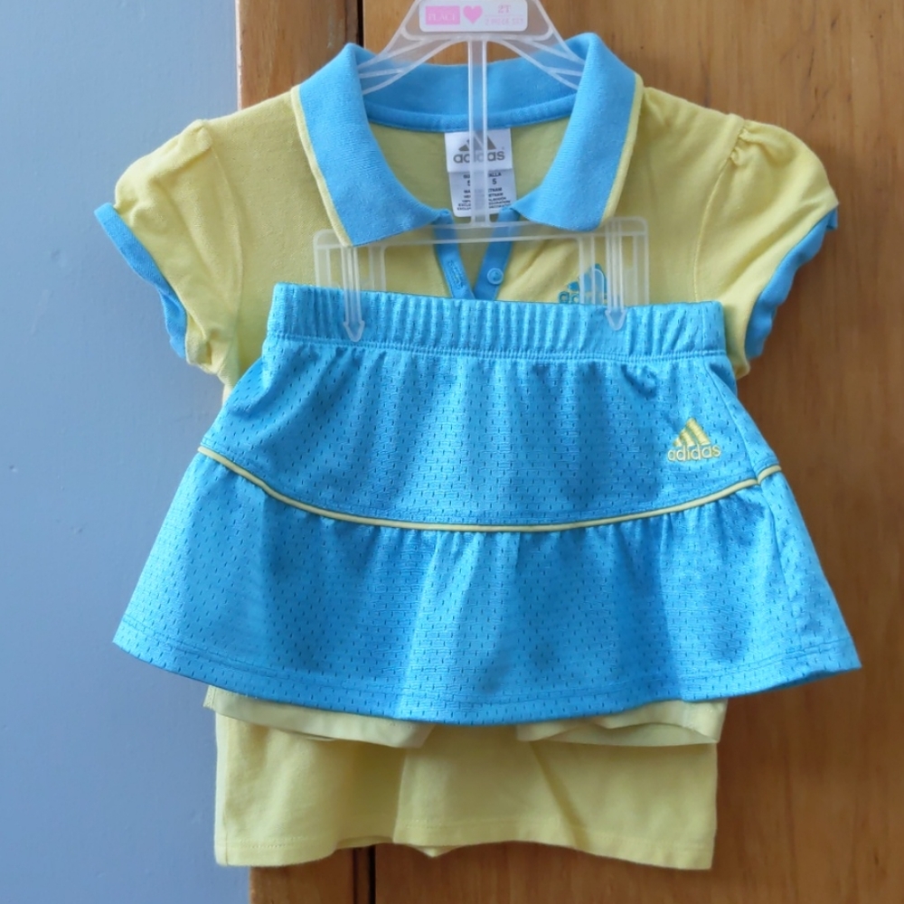 Adidas Tennis Matching Set Girls size 5